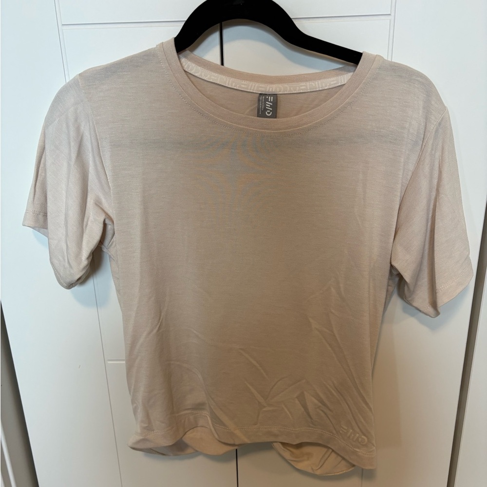 FWD Beige Short Sleeve Tee